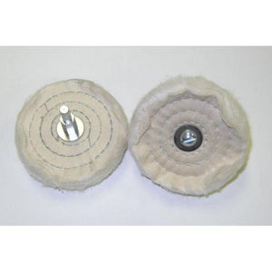 3" Diameter Wire Cotton Polishing Wheel-Metal Polishing-Hi Tech Industries-7606