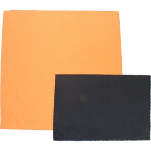 Orange Suede Microfiber Cloth 16" x 16"-Microfiber-Hi Tech Industries-HT-SMF1616-O