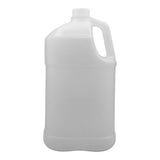 1 Gallon Natural Handled Square HDPE Bottle, 38-400 Neck Finish