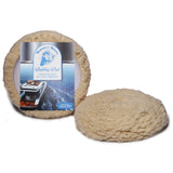 Captain's Choice 7.5" Hook & Loop 100% Wool Buffing Pad