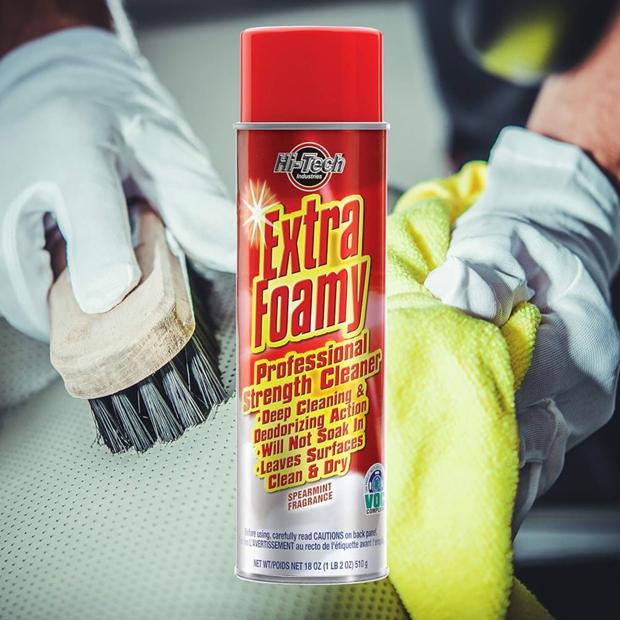 Hi Tech Extra Foamy Carpet & Upholstery Cleaner – Hi-Tech