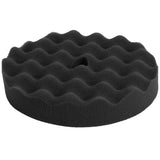8" Final Finish Black Waffle Foam (2/Pk)