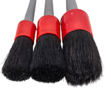 3 Piece Natural Boar Bristle Detail Brush Set
