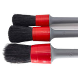 3 Piece Natural Boar Bristle Detail Brush Set