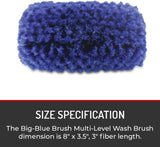 Big Blue Multi-Level Wash Brush