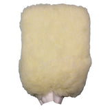 Wash Mitt w/ Cuff - White 8" x 11"