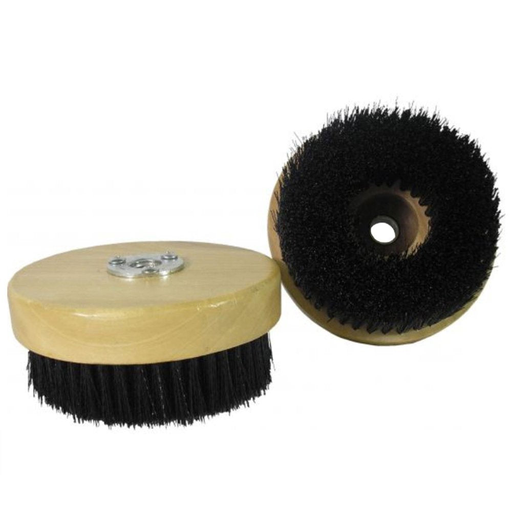 Carpet Shampoo 5” Wood Block Brush for Rotary Buffers – Polishers –  Discount Car Care Products