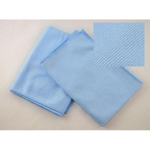 Microfiber Glass Cloth - 16" x 16" - Blue-Microfiber-Hi Tech Industries-HT-70GT