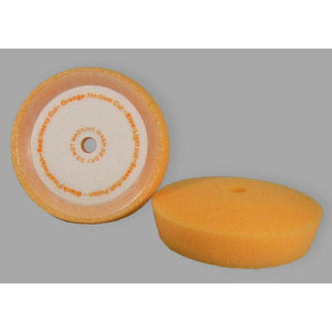 Medium Cut Orange Curved Euro Foam - 6”-Hi-Buff® Foam Pads-Hi Tech Industries-HB-26