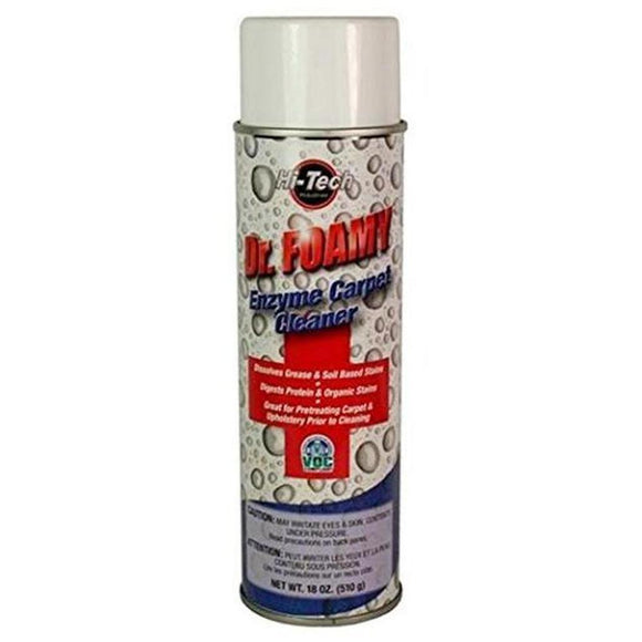 Dr Foamy Enzyme Carpet Cleaner-Cleaners & Specialty Aerosols-Hi Tech Industries-HT 18019