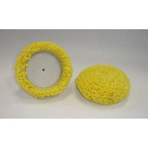 Hi-Buff Mini Velcro Wool Blend Cutting Pad - 3.5"-Mini Pads-Hi Tech Industries-HB-3375