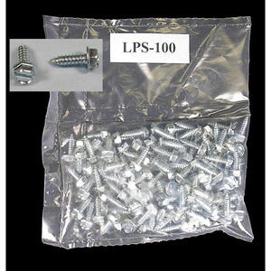 Slotted Hex Screw 100/Pk-License Plate Hardware-Hi Tech Industries-LPS-100