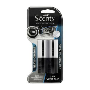 Scents Luxe Collection Vent Clips, Car Air Freshener, 2-Pack-Air Fresheners-Scents-