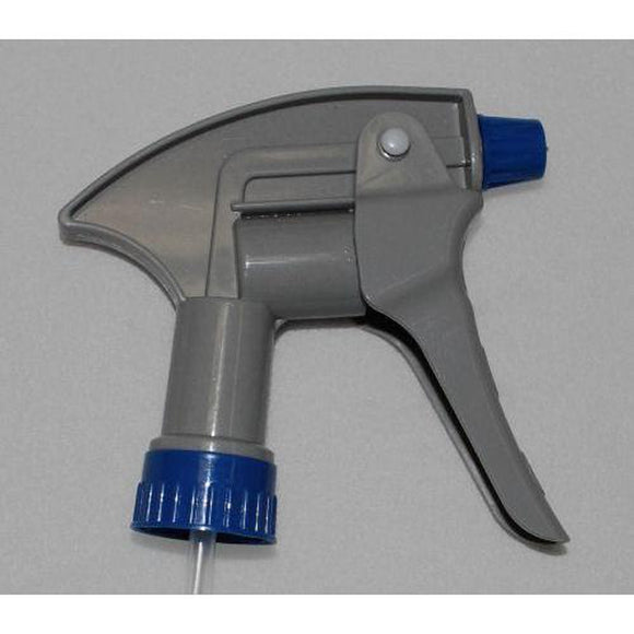 Gray/Blue Jumbo Chemical Resistant Trigger Sprayer-Bottles & Sprayers-Hi Tech Industries-3555CR
