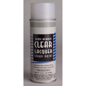 Gloss Clear Acrylic Lacquer-Paints, Coatings, & Dressings Aerosols-Hi Tech Industries-HT 1831