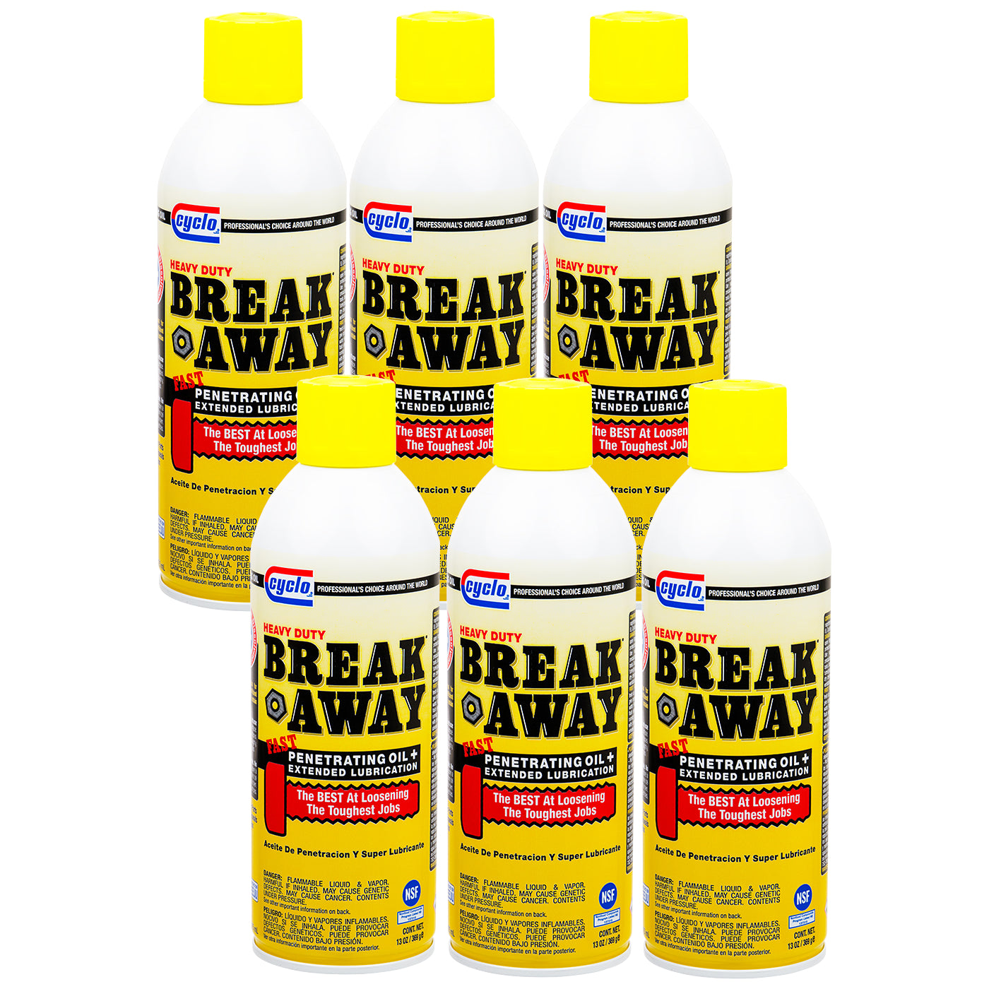 Cyclo Break Away Penetrating Oil (6 Pack) – Discount Car Care Products