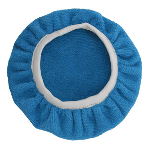 Microfiber Cloth Bonnet - 6" Blue-Bonnets-Hi Tech Industries-HT-14MFB