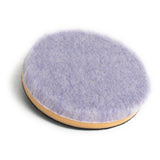 Purple Foamed Wool Pad with Foam Backer (Available in 3 Diameters)-Hi-Buff® Wool and Microfiber Pads-Discount Car Care Products-6"-HB-WPM-6
