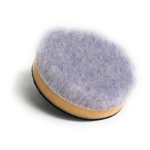 Purple Foamed Wool Pad with Foam Backer (Available in 3 Diameters)-Hi-Buff® Wool and Microfiber Pads-Discount Car Care Products-