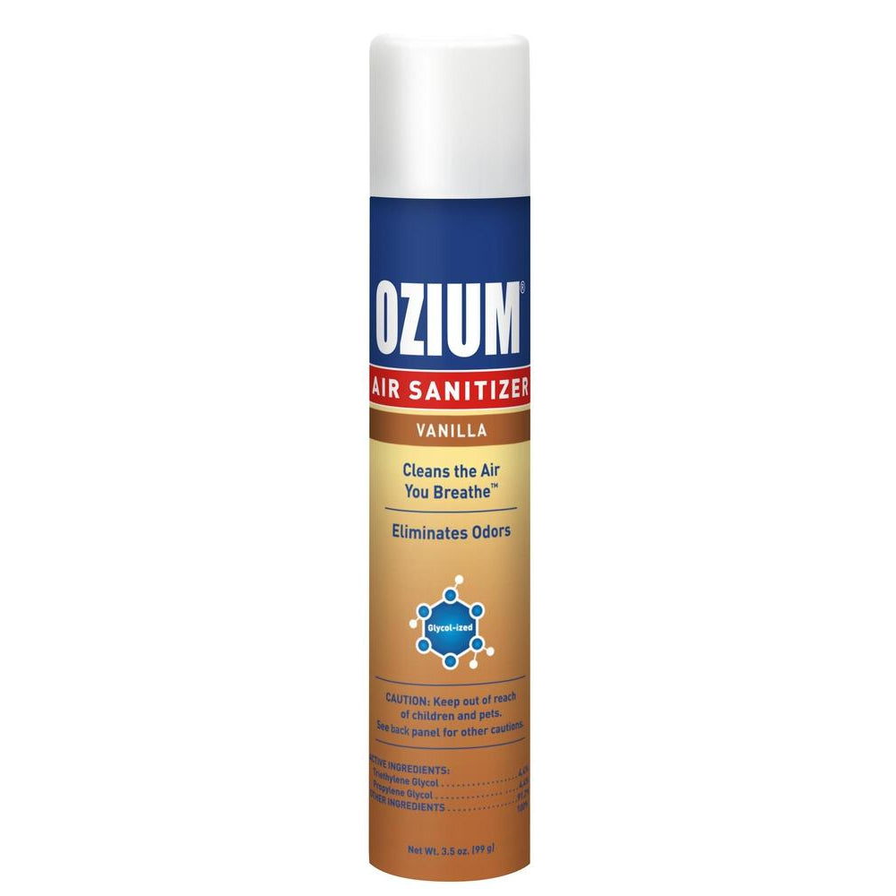 1 Ozium Air Sanitizer Freshener Odor Eliminator New Car Scent