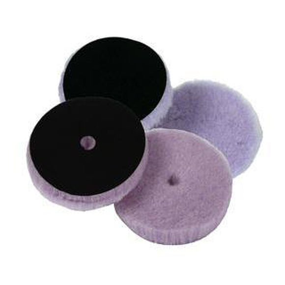 Purple Foamed Wool Pad (Available in 3 Diameters)-Hi-Buff® Wool and Microfiber Pads-Discount Car Care Products-
