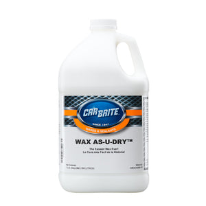 Car Brite Wax As-U-Dry Durable Spray Wax, 1 Gallon