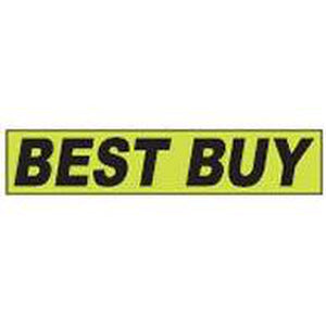Shadow Slogan-"Best Buy" Dozen/Pack-Peel and Stick Windshield Numbers, Ovals & Slogans-Hi Tech Industries-SSFGK-18