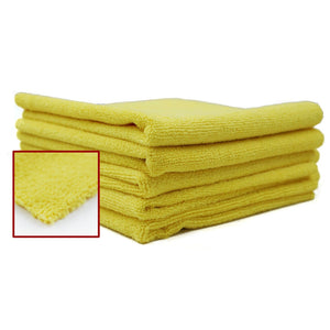 Edgeless Deluxe Microfiber Detailing Towel - 16" x 16" - 4/bag-Microfiber-Hi Tech Industries-DDT-EL1616Y-4