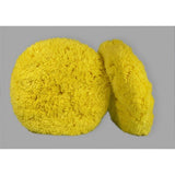 HI-BUFF 8" Double Sided Blended Yellow Wool Polishing Pad HB 711