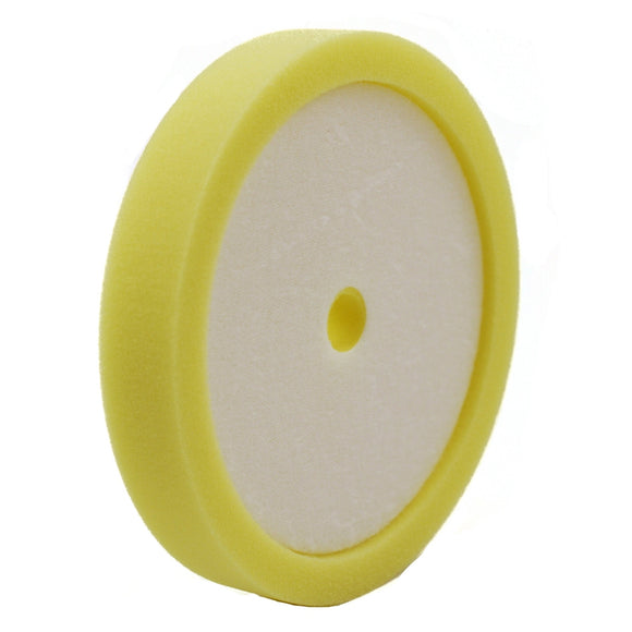 8” Medium Cut Yellow Recessed Foam-Hi-Buff® Foam Pads-Hi Tech Industries-HB 802