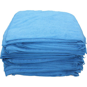Microfiber Towels 16" x 16" Blue-Microfiber-Hi Tech Industries-HT-20-100B