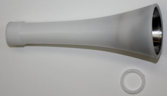 Vortex Metal Lined White Nozzle w/ White Ring Set